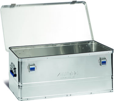 Opbergbox BASIC 80 L aluminium Zilver