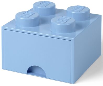 Opbergbox Brick 4, Lichtblauw - LEGO