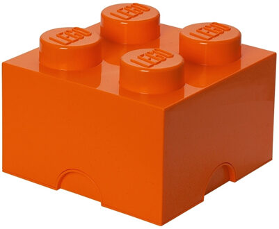 Opbergbox Brick 4, Oranje - LEGO