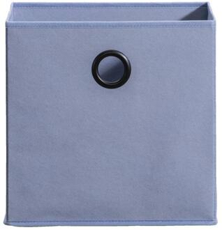 Opbergbox Kenzi - 31x31x31 Cm - Stof - Blauw