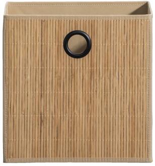 Opbergbox Kenzi - Naturel - 31x31x31 Cm - Bamboe - Beige#Geel