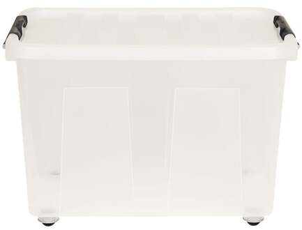 Opbergbox met wieltjes - 75 liter - 40x60x40 cm