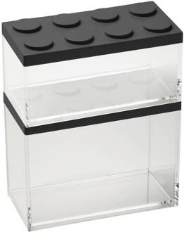 Opbergbox, Set van 2, Kunststof, Zwart - Omada | Brickstore