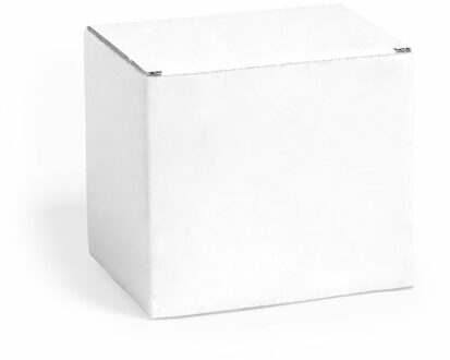 Opbergdoosje/geschenkdoosje - karton - wit - 12 x 10,6 x 9 cm
