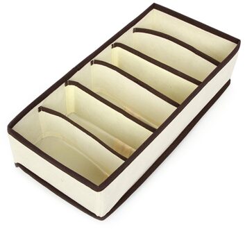 Opbergdozen Ondergoed Divider Drawer Closet Organizer Ropa Interieur Organizador Voor Stropdassen Sokken Shorts Bra 6 Grids