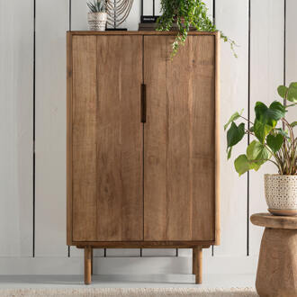 Opbergkast 'Bliss' Teakhout, 130 x 80cm - 130 x 80 cm