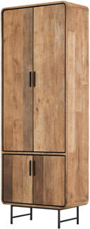 Opbergkast 'Evo' Teakhout, 220 x 80cm - 220 x 80 cm