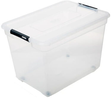 Opbergkist met deksel - Box - 80L - 67 x 47 x 36 cm