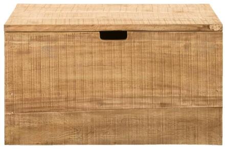 Opbergkist Ronald - Naturel - 45x80x45 Cm - Hout - Bruin
