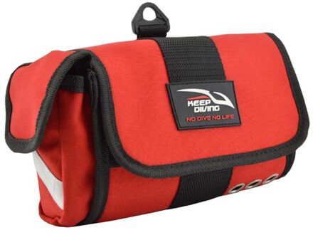 Opbergtas Duiken Bag Voor Maskers + Buizen Snorkels Snel Droog Draagbare Duiken Opvouwbare Strand Zwemmen Tassen rood