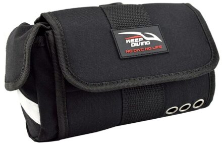 Opbergtas Duiken Bag Voor Maskers + Buizen Snorkels Snel Droog Draagbare Duiken Opvouwbare Strand Zwemmen Tassen zwart