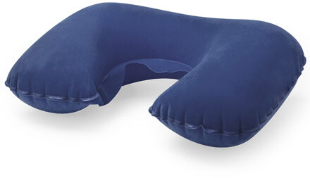 Opblaas nekkussentje donkerblauw - Nekkussens
