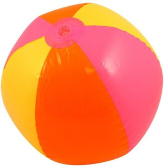 Opblaas Strandbal 50cm Multikleur - Print