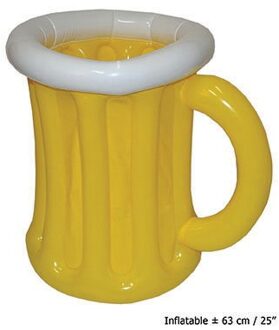 "Opblaasbaar bierglas - Verkleedattribuut - One size"