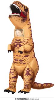 Opblaasbaar Dino Pak Volwassen T-Rex Bruin Bruin - Kastanje