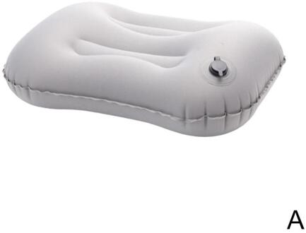 Opblaasbaar Kussen, Camping, Outdoor Reizen, Wandelen Kussen, Kussen, Kussen Vierkante Z8I8 licht grijs