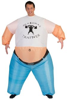 Opblaasbaar trainer verkleedkleding kostuum - voor volwassenen - carnavalskleding