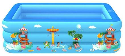 Opblaasbaar Zwembad Bodem Voor Kinderen In Water Leuke Interessante Park Duurzaam Tuinieren Vissen Zand Cartoon Pit Mate T8D2