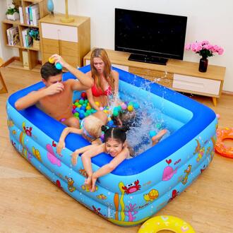 Opblaasbaar Zwembad Verdikte Duurzaam Veilig Familie Grote Peuterbad Duurzaam Voor Kinderen Volwassenen Babies 115X85X35cm