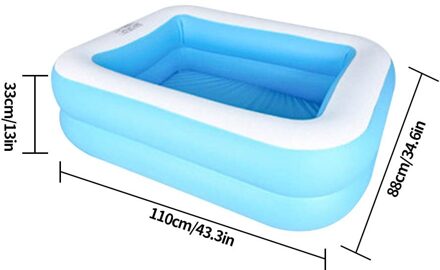 Opblaasbaar Zwembad Verdikte Slijtvaste Peuterbad Kid Adult Thuis Zwemmen Levert