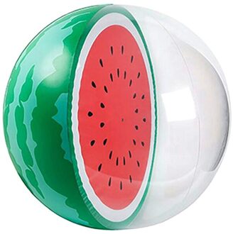 Opblaasbare Ballen Simulatie Watermeloen Rubberen Bal Strand Zwembad Speelgoed Creatieve Zomer Beach Party Benodigdheden Strand Bal Voor Kinderen groen