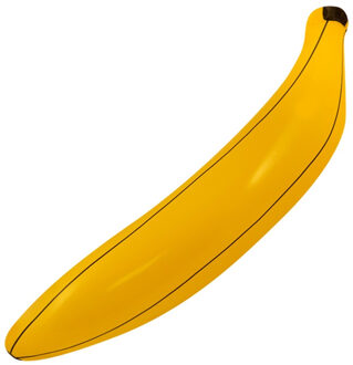 Opblaasbare banaan ? geel ? 80 cm ? opblaas fruit - tropisch - zwembad/feest - decoratie Multi