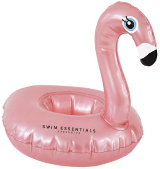 Opblaasbare Bekerhouder 18 Cm Flamingo Roze