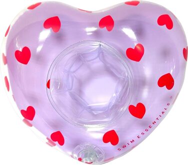 Opblaasbare Bekerhouder Lila Hartjes Paars - Lila