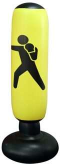 Opblaasbare Bokszak Boksen Zandzak Fitness Training Stress Relief Speelgoed geel