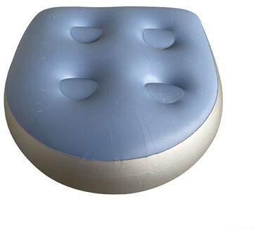 Opblaasbare Boot Kussen Multifunctionele Tub Booster Seat Zachte Bad Spa Kussen Voor Volwassenen Kid Blauw Outdoor Beatch