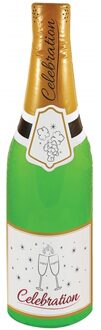 Opblaasbare champagne fles - geslaagd - 73 cm - feestdecoratie - afgestudeerd decoratie