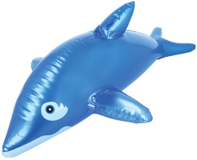 Opblaasbare Dolfijn 53cm Zilver - Grijs