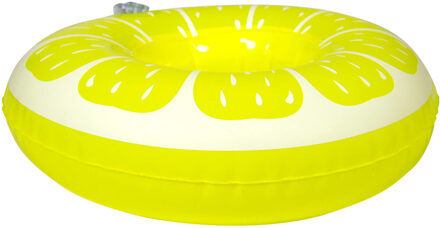 Opblaasbare drankhouder citroen 19 cm Multikleur