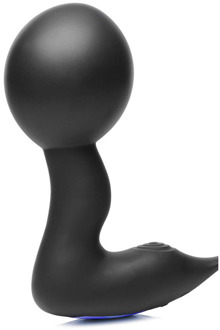 Opblaasbare en Vibrerende Prostaatplug + Cock- en Ballring - Opblaasbare en Vibrerende Prostaatplug + Cock- en Ballring