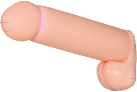 Opblaasbare grote penis - 90 cm - vrijgezellenfeest fun artikelen Roze