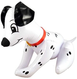 Opblaasbare hond - Dalmatier - 50 cm - pvc - opblaas decoratie dieren Multi