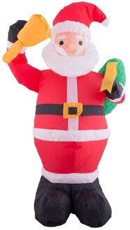 Opblaasbare kerstman 120 cm Multi