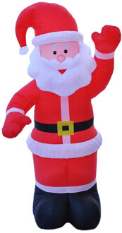 Opblaasbare kerstman 180 cm kerstdecoratie/kerstversiering