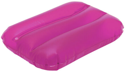 Opblaasbare kussentje - roze - 28 x 19 cm - Reiskussens - kussens voor onderweg/strand/zwembad