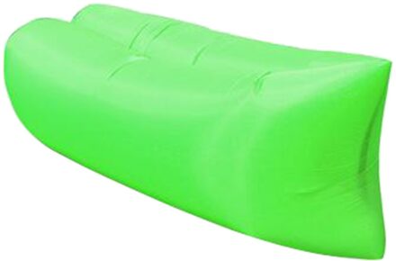 Opblaasbare Lucht Bed Bank Lounger Couch Stoel Tas Hangout Outdoor Camping Strand groen