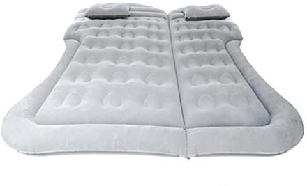 Opblaasbare Matras Auto Bed Suv Multifunctionele Automatische Opblaasbare Bed Zachte Slaapmatje Bed Voor Camping Auto Reizen Bed grijs