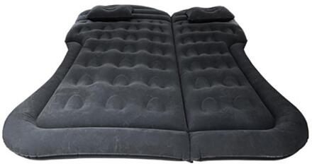 Opblaasbare Matras Auto Bed Suv Multifunctionele Automatische Opblaasbare Bed Zachte Slaapmatje Bed Voor Camping Auto Reizen Bed zwart