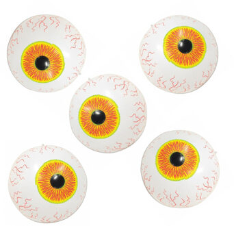 Opblaasbare oogbal bal - 5x stuks - 40 cm