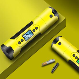 Opblaasbare Pomp Air Compressor Bandenpomp Mini Draagbare Compressor 12V 150PSI Oplaadbare Luchtpomp Voor Auto Fiets Ballen geel