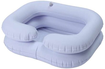 Opblaasbare Shampoo Wastafel Voor De Gehandicapte Ouderen Draagbare Haar Wastafel Afvoer Buis Bed Rest Verpleging Aid Sink