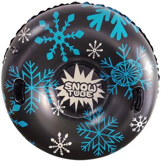 Opblaasbare Ski Cirkel Klassieke Kleuren En Eenvoudige Duurzaam Winter Outdoor Skiën Boord Voor Kind Volwassen Ski Accessoire zwart