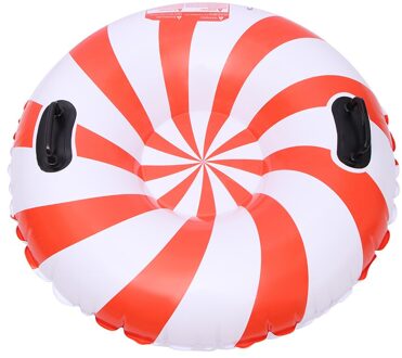 Opblaasbare Sneeuw Buis Pvc Sneeuw Boot Sneeuw Rider Slee Met Handvat Bodem Duurzaam Kinderen Outdoor Verdikte Cirkel Sneeuw Buis 96cm type B