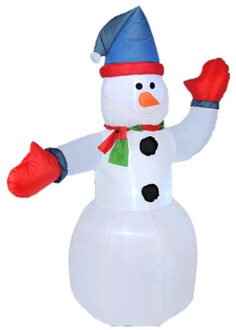 Opblaasbare sneeuwpop - 180 cm - met verlichting - sneeuwman opblaasbaar