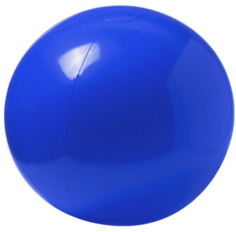 Opblaasbare strandbal extra groot plastic blauw 40 cm