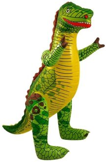 Opblaasbare T-Rex Dinosaurus (90cm) Groen